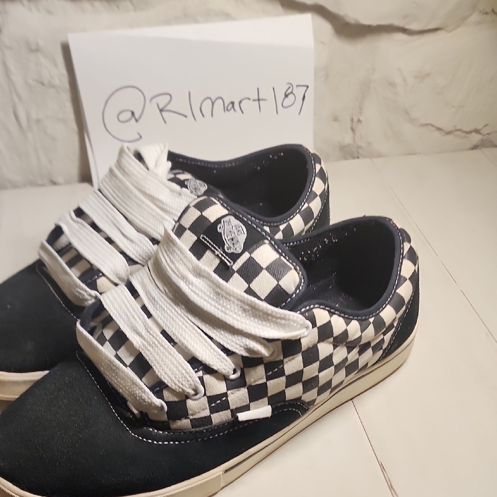 Vans Black and White Checkered Sneakers